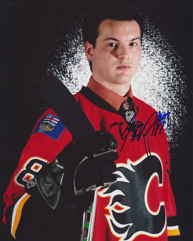 GREG NEMISZ SIGNED CALGARY FLAMES 8X10 PHOTO