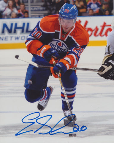 ERIC BELANGER SIGNED EDMONTON OILERS 8X10 PHOTO