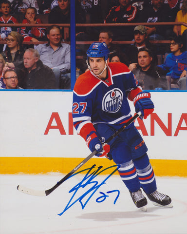 BOYD GORDON SIGNED EDMONTON OILERS 8X10 PHOTO