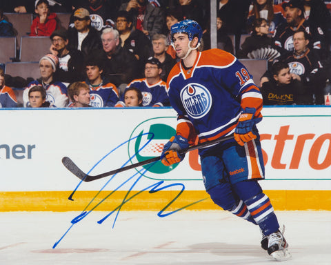 JUSTIN SCHULTZ SIGNED EDMONTON OILERS 8X10 PHOTO