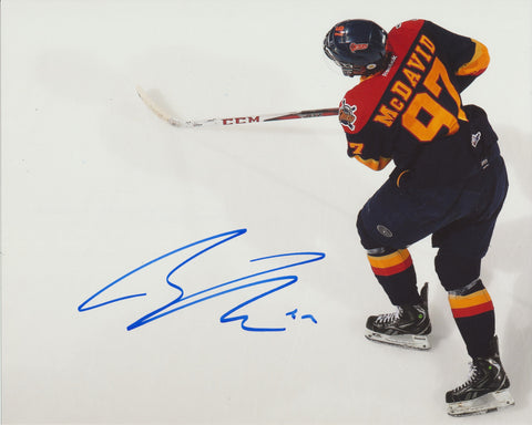 CONNOR MCDAVID SIGNED ERIE OTTERS 8X10 PHOTO