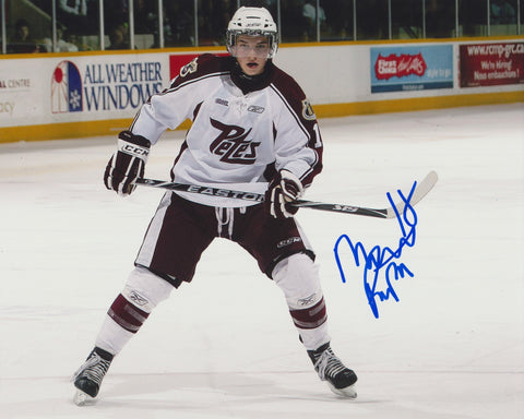 MATT PUEMPEL SIGNED PETERBOROUGH PETES 8X10 PHOTO