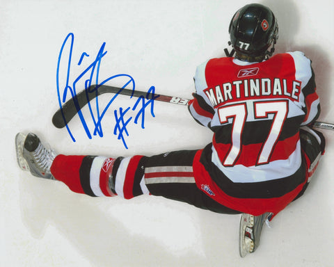 RYAN MARTINDALE SIGNED OTTAWA 67'S 8X10 PHOTO