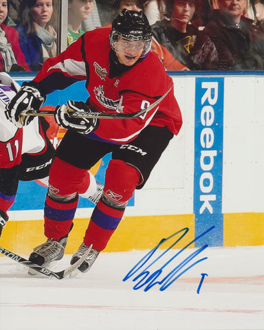 TOBIAS RIEDER SIGNED CHL TOP PROSPECTS GAME 8X10 PHOTO