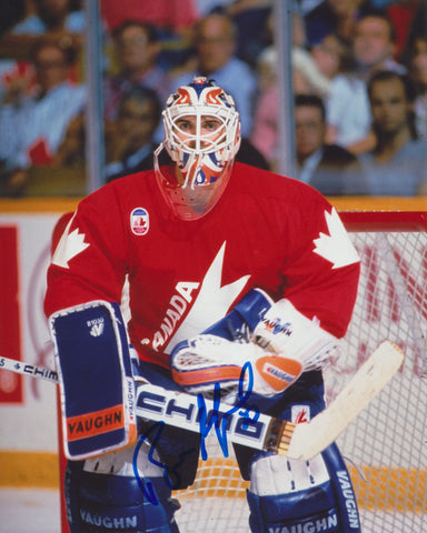 BILL RANFORD SIGNED TEAM CANADA 8X10 PHOTO