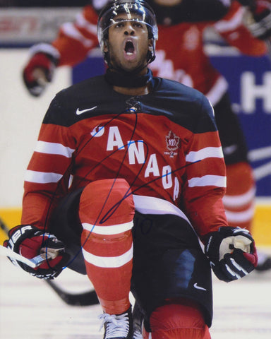 ANTHONY DUCLAIR SIGNED TEAM CANADA 8X10 PHOTO