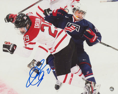 JONATHAN DROUIN SIGNED TEAM CANADA 8X10 PHOTO