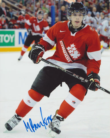 MICHAEL BOURNIVAL SIGNED TEAM CANADA 8X10 PHOTO