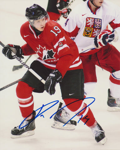 RYAN JOHANSEN SIGNED TEAM CANADA 8X10 PHOTO