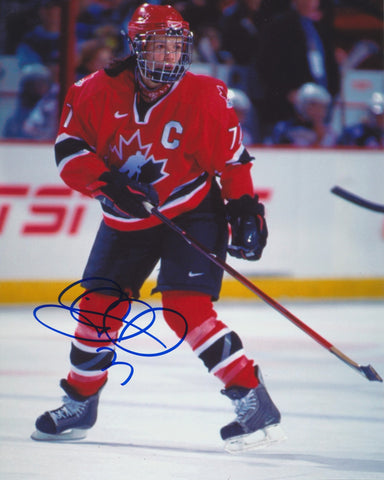 CASSIE CAMPBELL SIGNED TEAM CANADA 8X10 PHOTO