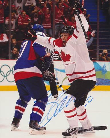 BRENDEN MORROW SIGNED TEAM CANADA 8X10 PHOTO 2