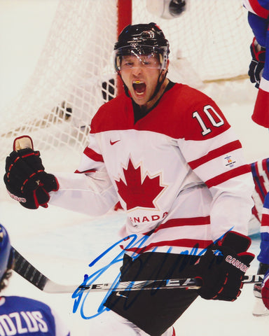 BRENDEN MORROW SIGNED TEAM CANADA 8X10 PHOTO 3