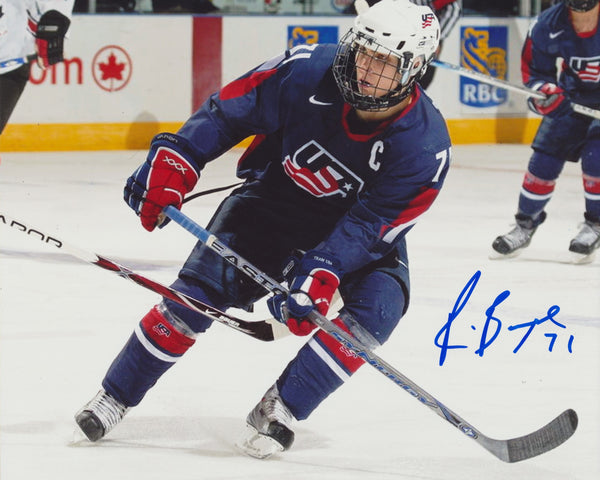 RYAN BOURQUE SIGNED TEAM USA 8X10 PHOTO – Overtime Autographs