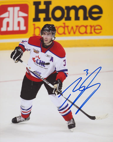 BRANDON GORMLEY SIGNED CHL TOP PROSPECTS GAME 8X10 PHOTO