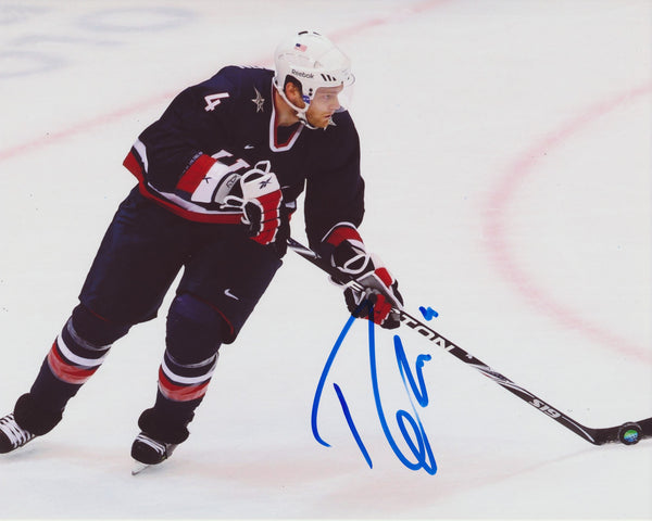 TIM GLEASON SIGNED TEAM USA 8X10 PHOTO – Overtime Autographs