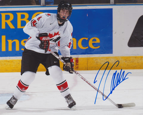 JARED COWEN SIGNED TEAM CANADA 8X10 PHOTO