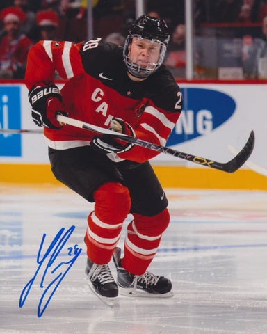 LAWSON CROUSE SIGNED TEAM CANADA 8X10 PHOTO