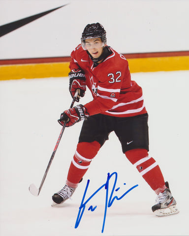 EMILE POIRIER SIGNED TEAM CANADA 8X10 PHOTO