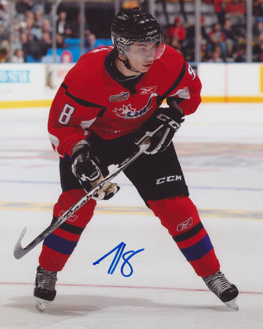 TY RATTIE SIGNED CHL TOP PROSPECTS GAME 8X10 PHOTO