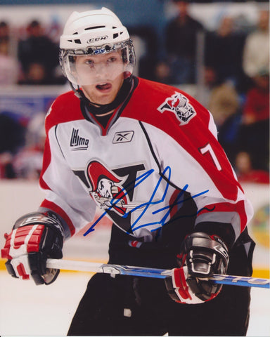 SEAN COUTURIER SIGNED DRUMMONDVILLE VOLTIGEURS 8X10 PHOTO