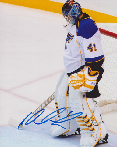 JAROSLAV HALAK SIGNED ST. LOUIS BLUES 8X10 PHOTO