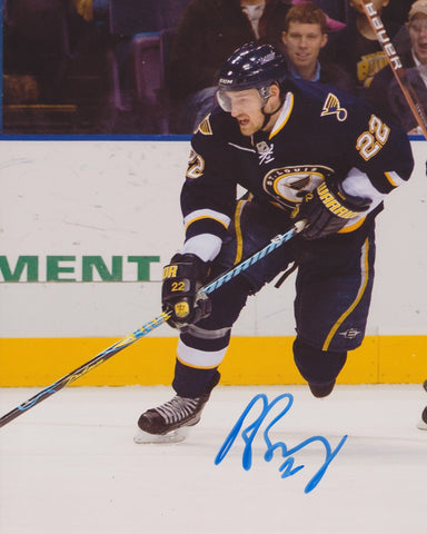 BRAD BOYES SIGNED ST. LOUIS BLUES 8X10 PHOTO