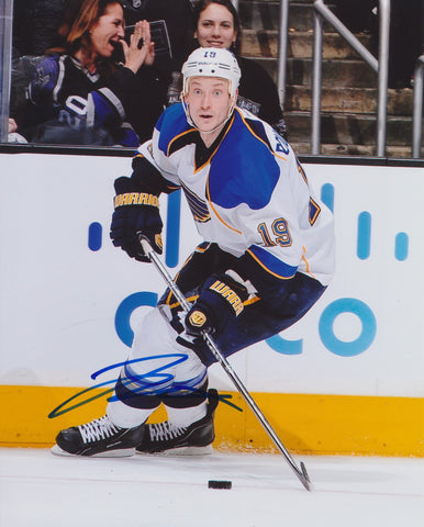 JAY BOUWMEESTER SIGNED ST. LOUIS BLUES 8X10 PHOTO 2