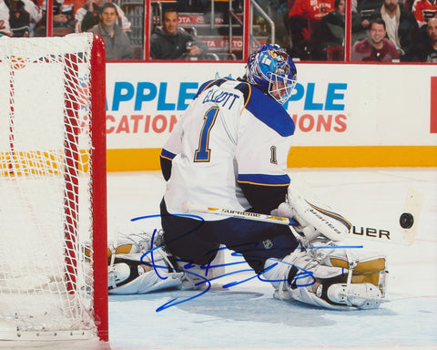 BRIAN ELLIOTT SIGNED ST. LOUIS BLUES 8X10 PHOTO