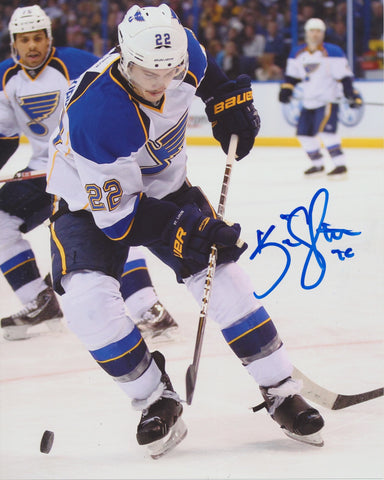 KEVIN SHATTENKIRK SIGNED ST. LOUIS BLUES 8X10 PHOTO