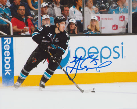 JAMES SHEPPARD SIGNED SAN JOSE SHARKS 8X10 PHOTO 2