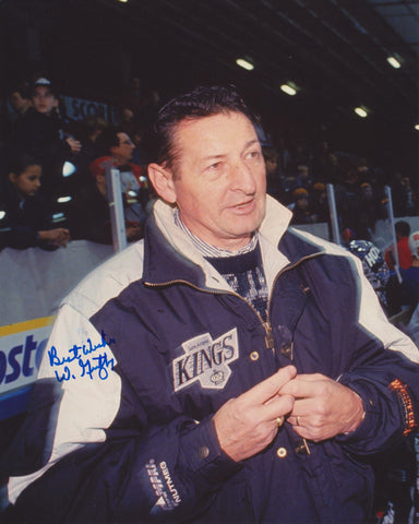 WALTER GRETZKY SIGNED LOS ANGELES KINGS 8X10 PHOTO