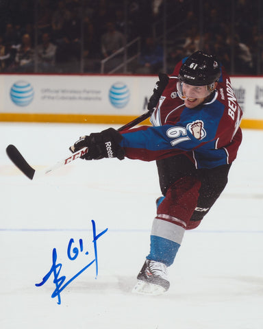 ANDRE BENOIT SIGNED COLORADO AVALANCHE 8X10 PHOTO