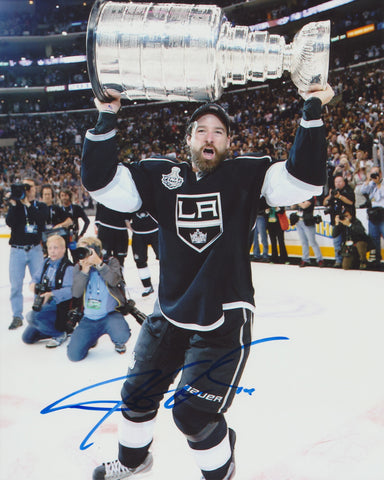 JUSTIN WILLIAMS SIGNED LOS ANGELES KINGS 8X10 PHOTO
