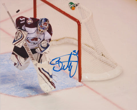 PETER BUDAJ SIGNED COLORADO AVALANCHE 8X10 PHOTO