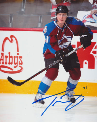 TYSON BARRIE SIGNED COLORADO AVALANCHE 8X10 PHOTO 2