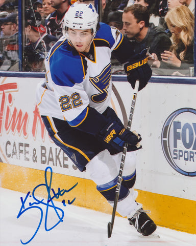 KEVIN SHATTENKIRK SIGNED ST. LOUIS BLUES 8X10 PHOTO 4