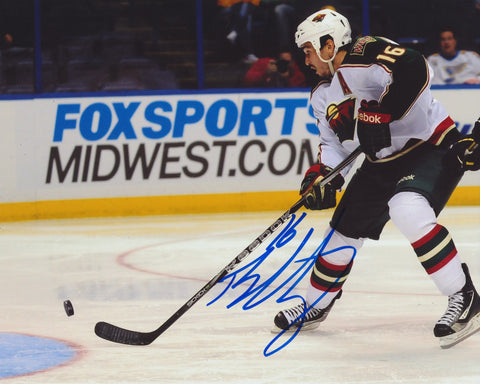 BRAD STAUBITZ SIGNED MINNESOTA WILD 8X10 PHOTO