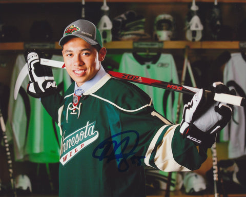 MATHEW DUMBA SIGNED MINNESOTA WILD 8X10 PHOTO 2