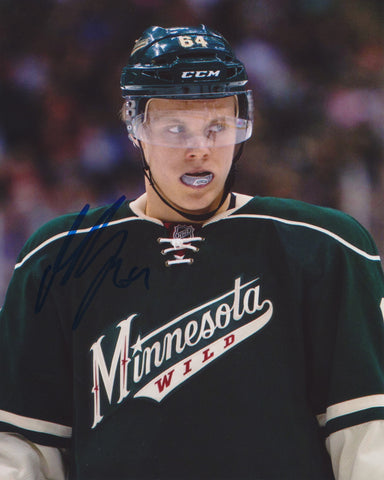 MIKAEL GRANLUND SIGNED MINNESOTA WILD 8X10 PHOTO 4