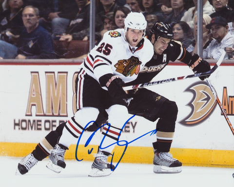 CAM BARKER SIGNED CHICAGO BLACKHAWKS 8X10 PHOTO