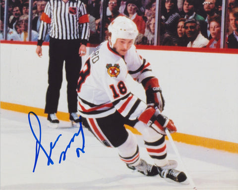 DENIS SAVARD SIGNED CHICAGO BLACKHAWKS 8X10 PHOTO