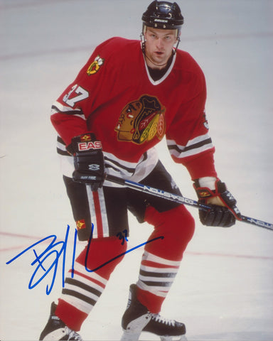 BRYAN MUIR SIGNED CHICAGO BLACKHAWKS 8X10 PHOTO