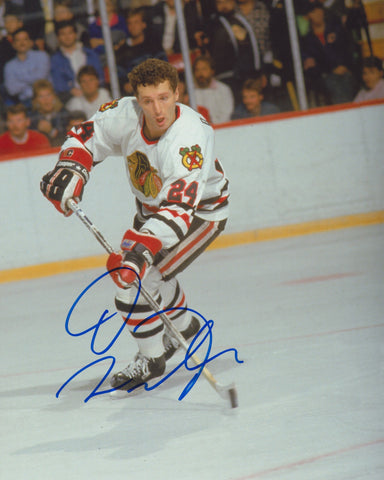 DOUG WILSON SIGNED CHICAGO BLACKHAWKS 8X10 PHOTO