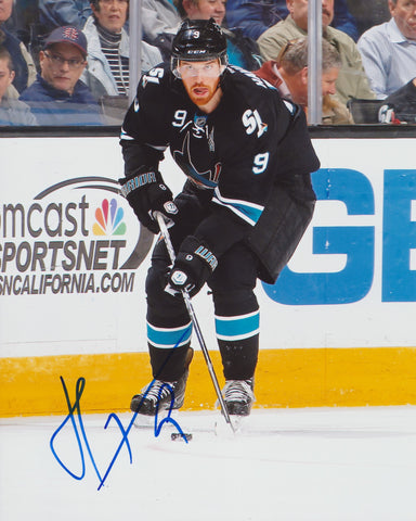 MARTIN HAVLAT SIGNED SAN JOSE SHARKS 8X10 PHOTO