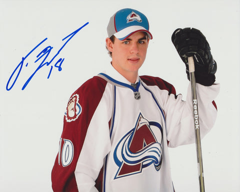 JOEY HISHON SIGNED COLORADO AVALANCHE 8X10 PHOTOO