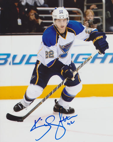 KEVIN SHATTENKIRK SIGNED ST. LOUIS BLUES 8X10 PHOTO 3