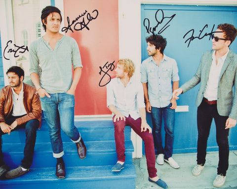 YOUNG THE GIANT SIGNED 8X10 PHOTO 4