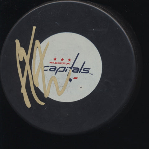 BARRY TROTZ SIGNED WASHINGTON CAPITALS PUCK