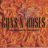 SLASH SIGNED GUNS N' ROSES THE SPAGHETTI INCIDENT? CD COVER