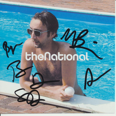 THE NATIONAL SIGNED CD COVER